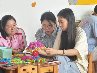 “无言的积木，有声的表达”学前...